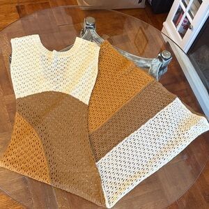 Vrg girl Two-Tone Knit Sweater Dress